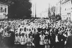 Euharistijski kongres u Varaždinu 1938. okupio je mnoštvo ljudi.